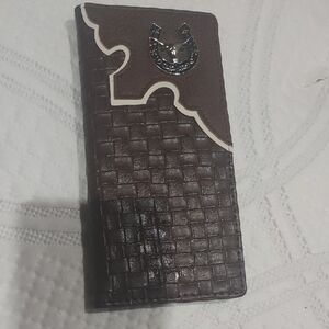 Source Unknown Brown and Silver Phone Case